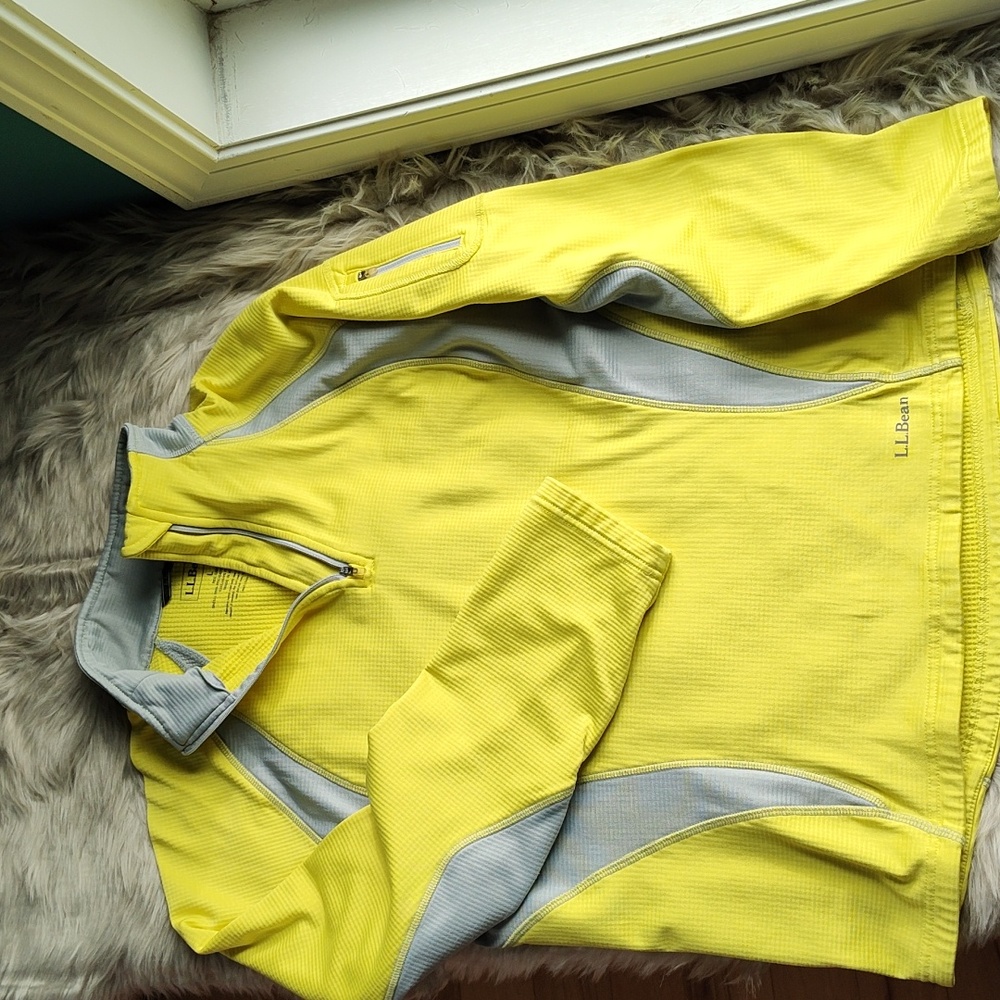 LL Bean Zip Neck Shirt